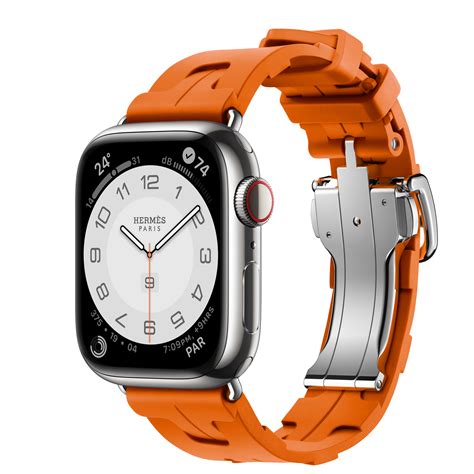 hermes apple watch錶帶|Apple Watch Hermes orange.